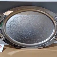 سینی استیل پخش عمده بنکدار تولید پذیرایی|ظروف سرو و پذیرایی|رباط‌کریم, شترخوار|دیوار