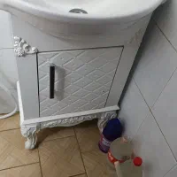 روشویی همراه شیرحمام وشیرتوالت وقتی پرده