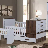 سرویس خواب ام دی اف دومنظوره|تخت و سرویس خواب|فولادشهر, C1|دیوار