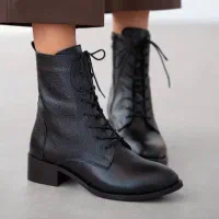 چرم تبریز نیم بوت زنانه