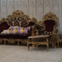 مبل سلطنتی ۱۱ نفره ، ویترین کنسول میز ناهار خوری