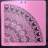 شابلون پتینه دیواری