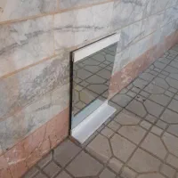 روشویی بهمراه شیر و آینه|لوازم سرویس بهداشتی|اندیشه, اندیشه فاز ۱|دیوار