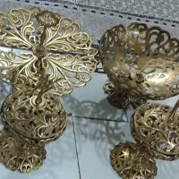 میوه خوری شیرینی خوری و شوکولات خوری برنز|ظروف سرو و پذیرایی|اراک, |دیوار