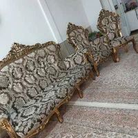 مبل ۹نفره به همراه میز بزرگ وعسلی