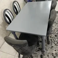 میز غذاخوری ۶نفره کارکرده