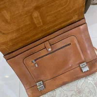 کیف اداری فولدردار چرم اصل مشهد قفل دار رمزدار|کیف، کفش، کمربند|چمران, |دیوار