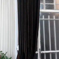 تاج ودستک پرده مخمل