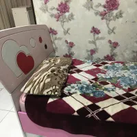 تخت خواب تک‌ نفره بدون تشک