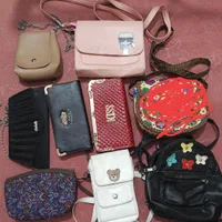 تعدادی کیف پاسپورتی و دوشی و کوله