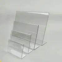 جای کاغذ استند پلکسی رومیزی طلقی اسم اداری A4 A5