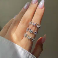 انگشتر و گردنبند های کریستالی|بدلیجات|بروجرد, |دیوار