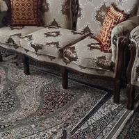یک دست مبلمان استیل ۹نفره دو رو منبع کاری شده‌