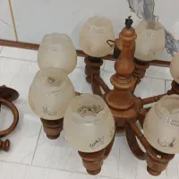 لوستر چوبی