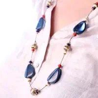 گردنبند رولباسی سنگ با کیفیت واردات اروپا