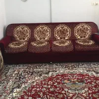 مبل راحتی هشت نفره *رویه مخمل طرحدار*