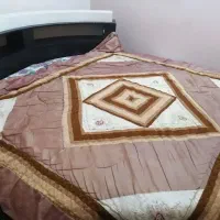 تخت خواب دونفره با  چوب مرغوب همراه با خوش خواب