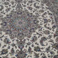 فرش دستبافت گل ابریشم طرح تقدیسی|فرش|کاشان, ملاصدرا|دیوار