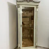 ویترین سفید جنس چوب