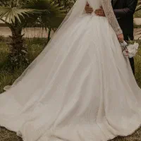 فروش لباس عروس عربی جواهر دوزی شده