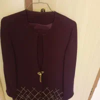 لباس مجلسی بادمجونی سایز۴۶