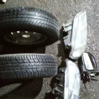 لاستیک 14ِ و پیکان ِچراغ پژو و اینه بغل