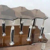 میزجلو مبل و سه تا عسلی