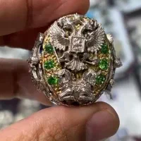 انگشتر نقره ۷۰ گرمی نقش ایرانی|جواهرات|ابریشم, |دیوار
