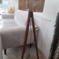 اباژور  سه پایه چوبی چهار صد  ابازور|چراغ خواب و آباژور|مشهد, فلسطین|دیوار