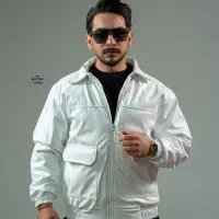 کاپشن مردانه چرم بایکر باکس