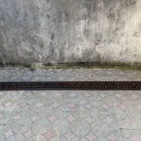 کتیبه چوبی طرحدار و میل پرده|پرده، رانر، رومیزی|بندر انزلی, کلیور|دیوار