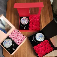 باکس گل هدیه و گردنبند عشق|بدلیجات|اهواز, گلستان|دیوار