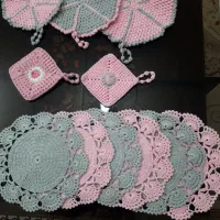 سرویس آشپزخانه زیربشقابی.زیرقابلمه.دستگیره