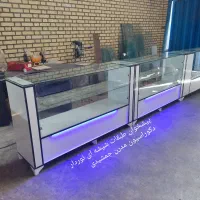 پیشخوان دکور قفسه ویترین رگال کانتر دکورمغازه