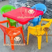 میز و صندلی پلاستیکی باغی طرح وحید