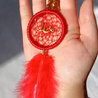 آویز دست سازدررنگ بندی