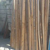 لمه و  و درب و پنجره چوبی و پایه فنس،