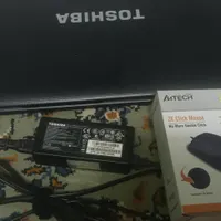 لپ‌تاپ TOSHIBA با موس و شارژر|رایانه همراه|تهران, حصارک|دیوار