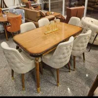 میز نهار خوری ۶ نفری کد ۰۹۸۷۶۵۰ تولیدی میلاد