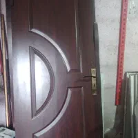 درب ورودی همراه با چارچوب|مصالح و تجهیزات ساختمان|رودسر, |دیوار