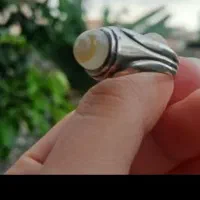 انگشترباباقوری نقره معاوضه قناری نر یا جوجه گرنچیک|جواهرات|گرگان, |دیوار