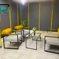 مبل مینیمال میز فلزی چوب کانتر پیشخوان دفتر  مدرن