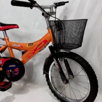 دوچرخه نارنگی سایز۱۶ درحدنو مناسب کادو|دوچرخه، اسکیت، اسکوتر|پرند, فاز ۲|دیوار