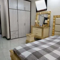 فروش سرویس خواب دو نفره جکدار بهمراه تشک ترک|تخت و سرویس خواب|اهواز, کوی باهنر|دیوار