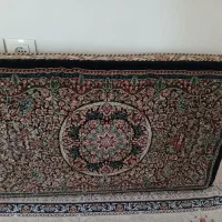 ۲ جفت پشتی تخت سورمه ای ریز نقش