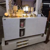 ست آینه کنسول میز تلویزیون جلومبلی نایل