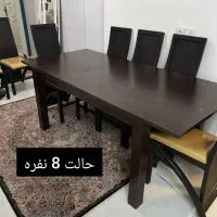 میز ناهار خوری 8 نفره|میز و صندلی غذاخوری|ساری, |دیوار