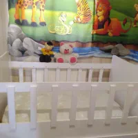 میزناهارخوری تختخواب با تشک میزتحریر ساعت کفش پرده