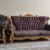 مبل هفت نفره وفرش ماشینی