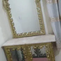 و ایینه کنسول طلایی الیاژی